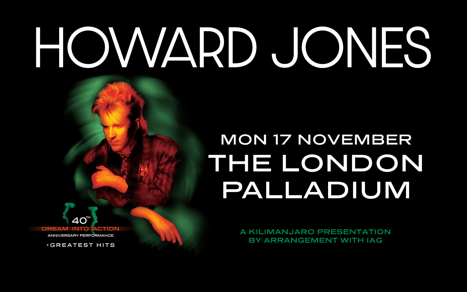 Howard Jones - Dream Into Action | LW Tickets